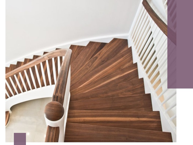 Деревянные лестницы под ключ в Рославле — изготовление и монтаж