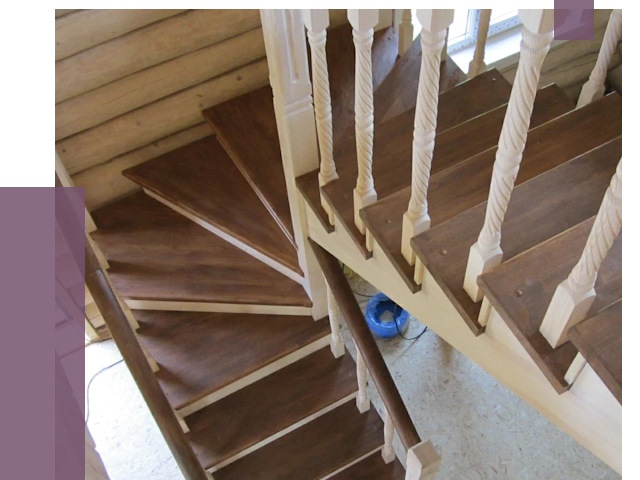 Реставрация деревянных лестниц в Рославле от 4316 руб.