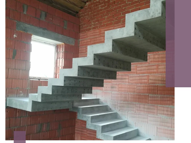 Бетонные лестницы под ключ в Рославле: монтаж, демонтаж, ремонт