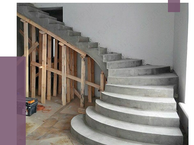 Изготовление бетонных лестниц под ключ в Рославле от 20038 руб. | ПРОЛЁТ-Рлв