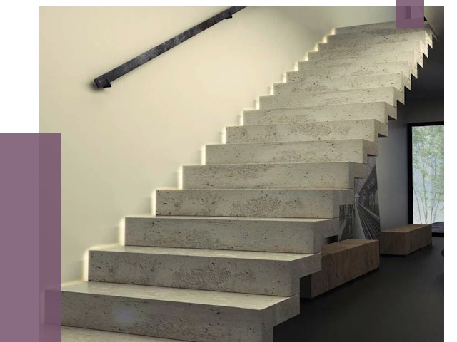 Облицовка бетонных лестниц в Рославле от 4624 руб/м2 