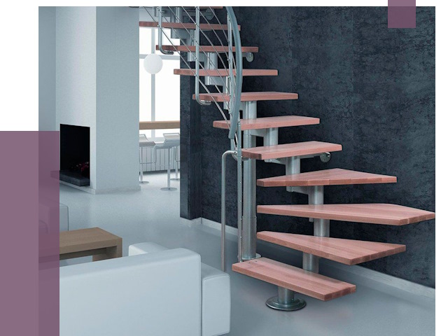 Модульные лестницы в Рославле от 16955 руб. — купить в ПРОЛЁТ-Рлв