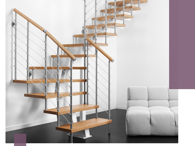 Модульные лестницы под ключ в Рославле — монтаж и изготовление