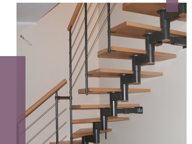 Изготовление модульных лестниц в Рославле от 11561 руб. 