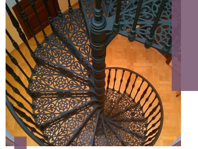 Винтовые лестницы под ключ в Рославле: производство и монтаж