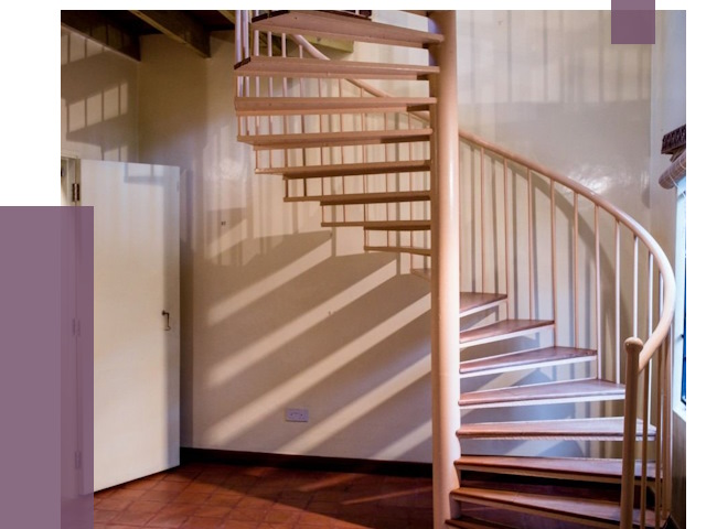 Изготовление винтовых лестниц на заказ в Рославле от 76556 руб. | ПРОЛЁТ-Рлв