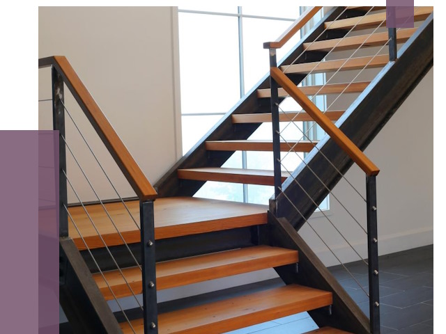 Изготовление лестниц на металлокаркасе в Рославле от 19011 руб. | ПРОЛЁТ-Рлв