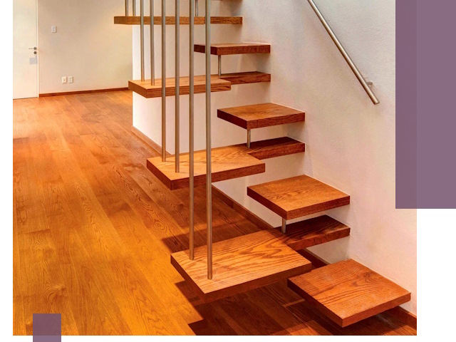 Лестницы «гусиный шаг» на заказ в Рославле для узких пространств