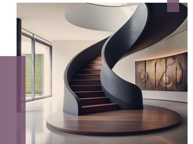 Элитные лестницы под заказ в Рославле от 190106 руб. — ПРОЛЁТ-Рлв