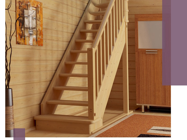 Лестницы эконом класса под ключ в Рославле — недорого и быстро