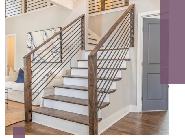 Лестницы для коттеджа под ключ в Рославле — изготовление и монтаж