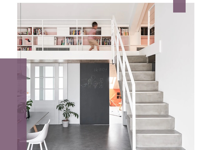 Лестницы для двухуровневой квартиры в Рославле от 177261 руб. | ПРОЛЁТ-Рлв