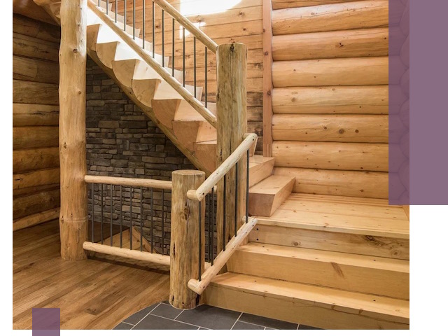 Лестницы в баню под заказ и профессиональный монтаж в Рославле