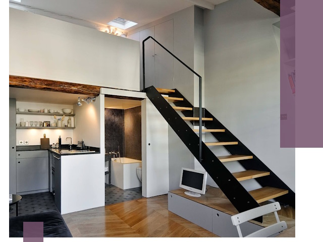 Лестницы на антресоль под ключ в Рославле — изготовление и монтаж