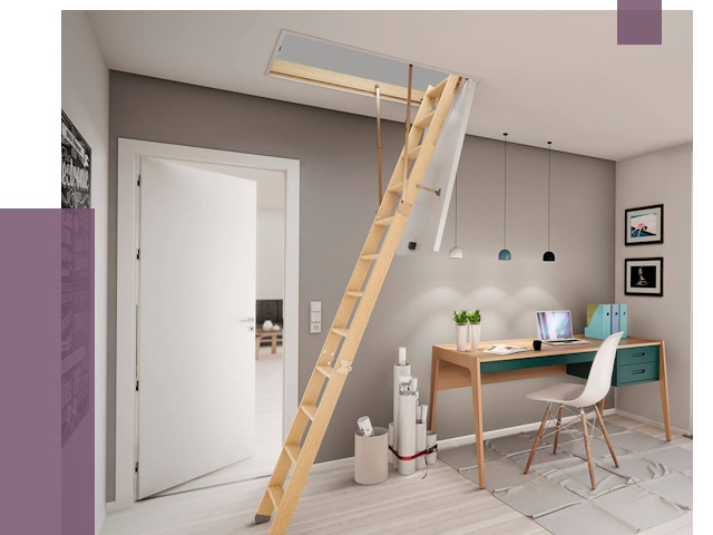 Чердачные лестницы в Рославле — от 14643 руб. | ПРОЛЁТ-Рлв