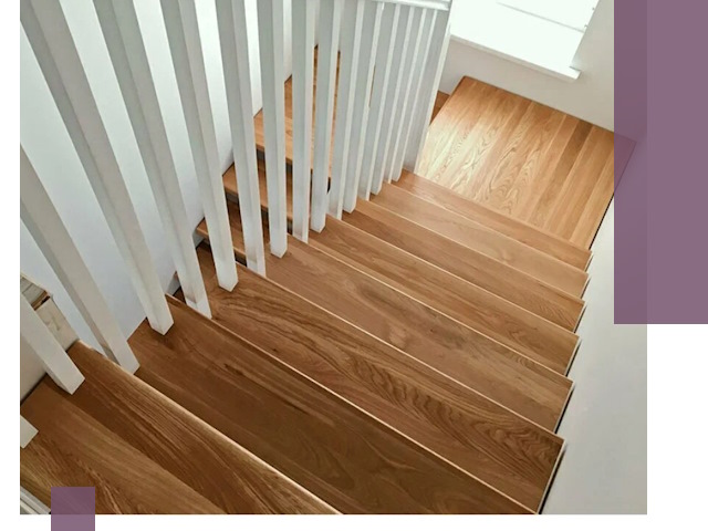 Лестницы из бука в Рославле: изготовление, монтаж и демонтаж