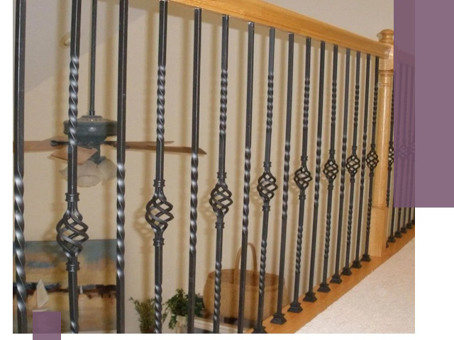 Изготовление и монтаж кованных перил в Рославле под ключ