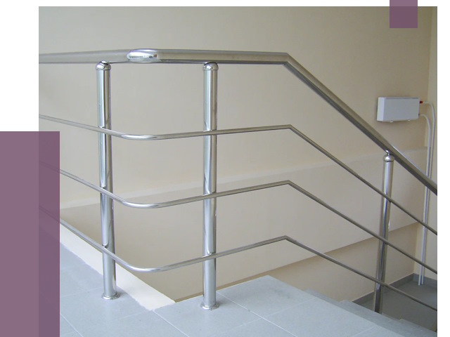 Алюминиевые перила в Рославле от 6371 руб. под ключ | ПРОЛЁТ-Рлв