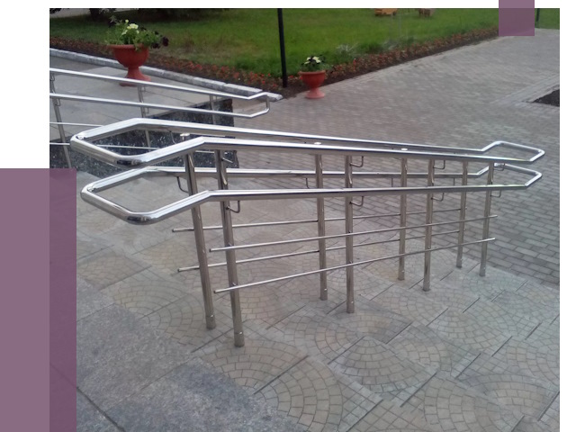 Перила для инвалидов в Рославле от 7625 руб. под ключ | ПРОЛЁТ-Рлв