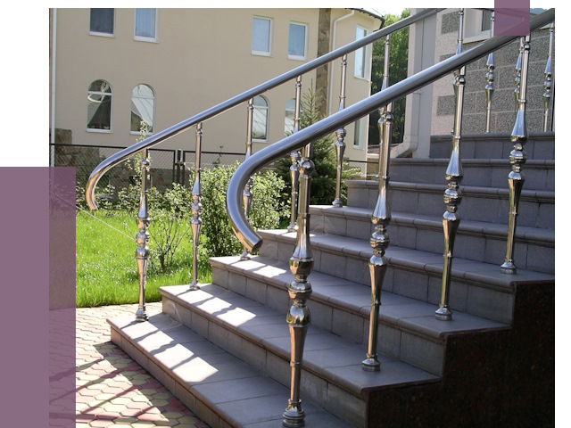 Перила для крыльца в Рославле от 10790 руб. — монтаж ПРОЛЁТ-Рлв