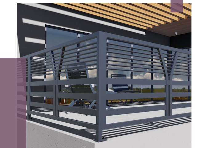 Изготовление балконных ограждений в Рославле от 10790 руб. | ПРОЛЁТ-Рлв