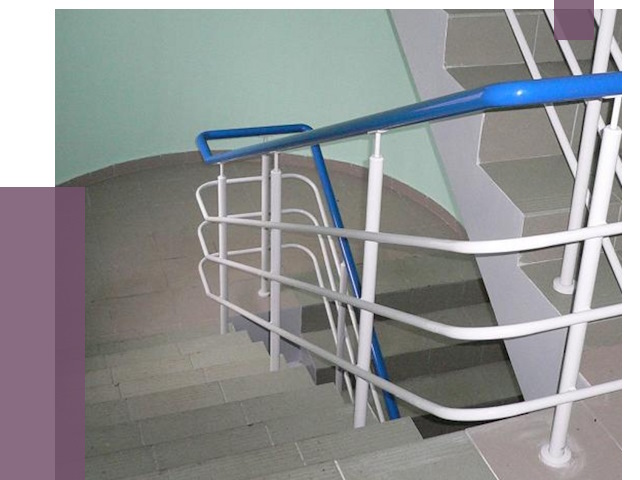 Перила в подъезде в Рославле — установка и замена от 7450 руб. | ПРОЛЁТ-Рлв