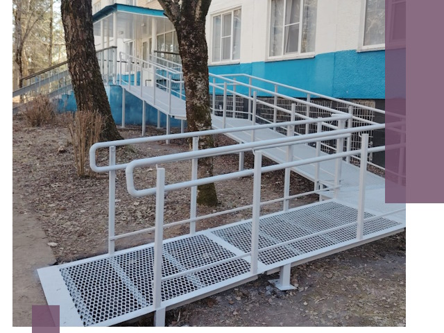 Пандусы под ключ в Рославле: изготовление, монтаж и демонтаж
