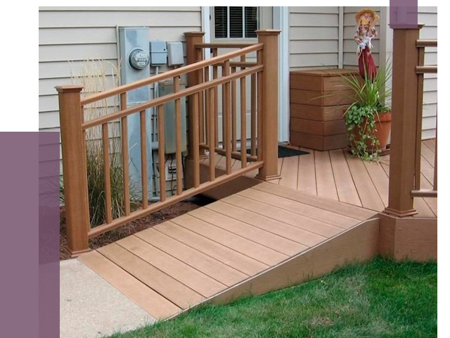 Пандус на крыльцо в Рославле под ключ от 7810 руб. 