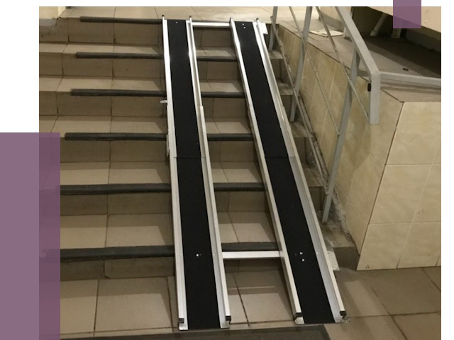 Установка пандуса в подъезд в Рославле от 8015 руб. под ключ | ПРОЛЁТ-Рлв