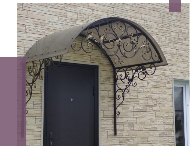 Ремонт козырьков в Рославле от 7450 руб.  | ПРОЛЁТ-Рлв