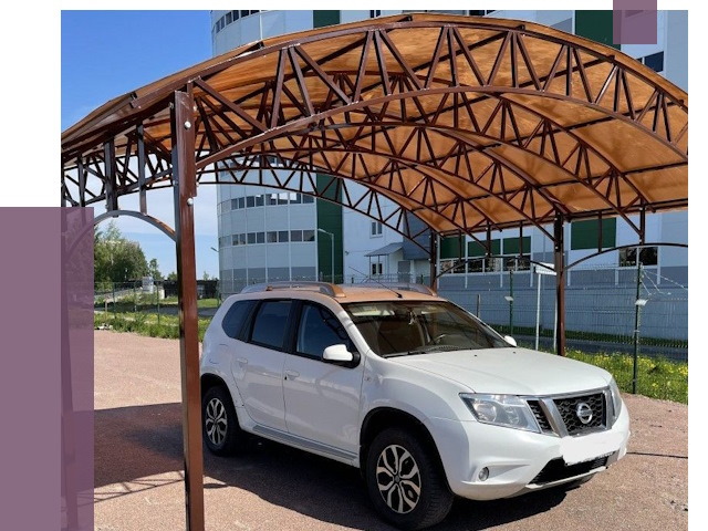 Недорогие навесы в Рославле от 43159 руб.  | ПРОЛЁТ-Рлв