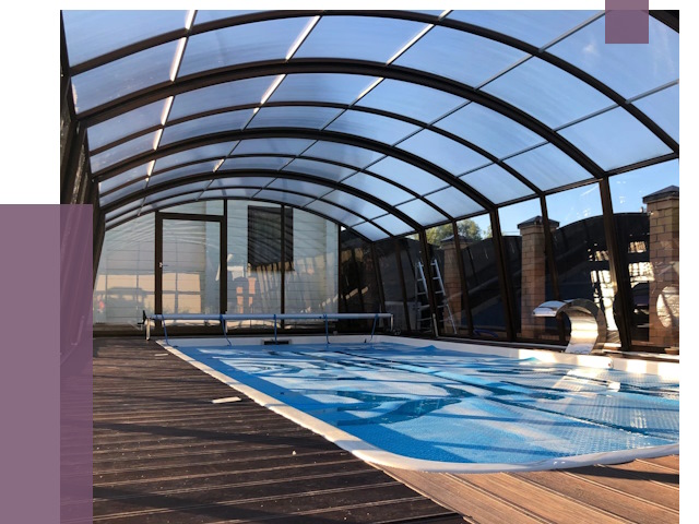 Навесы для бассейна в Рославле от 16853 руб. под ключ | ПРОЛЁТ-Рлв