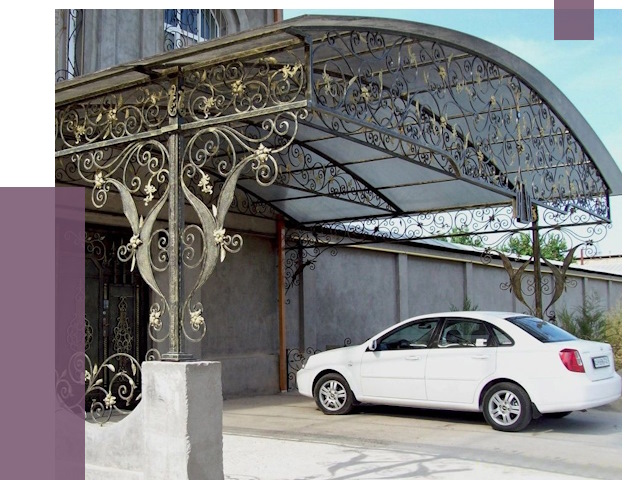 Кованые навесы в Рославле от 14643 руб. | ПРОЛЁТ-Рлв
