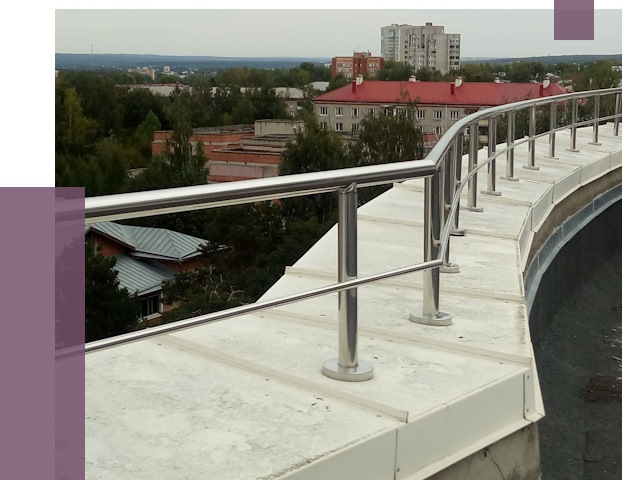 Парапеты и ограждения кровли в Рославле от 4984 руб.