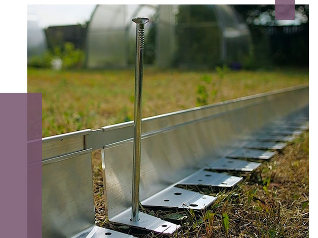 Металлические бордюры для газона в Рославле от 4316 руб. | ПРОЛЁТ-Рлв