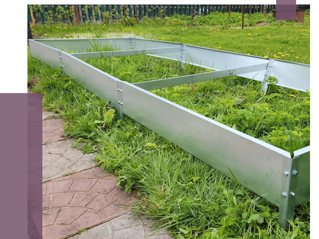 Металлические бордюры для грядок в Рославле от 1798 руб.