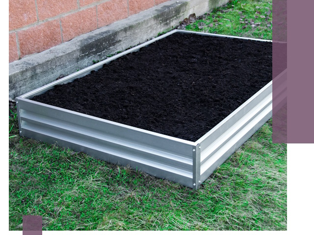 Металлические бордюры для грядок в Рославле: прочность и аккуратность