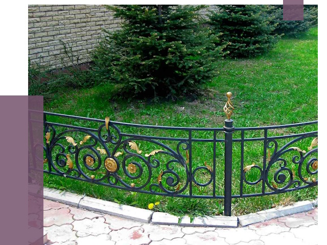 Кованые газонные ограждения в Рославле от 7656 руб. — ПРОЛЁТ-Рлв