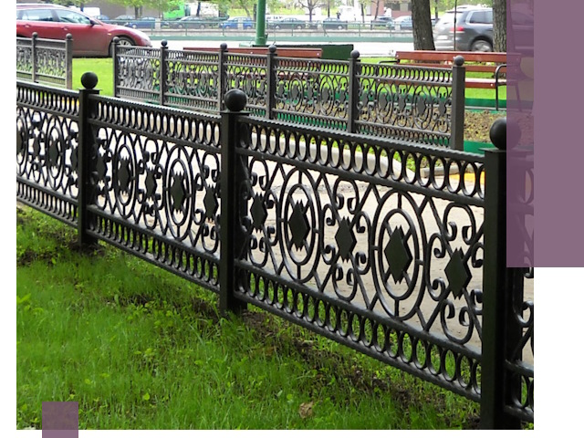 Секционные газонные ограждения под ключ в Рославле