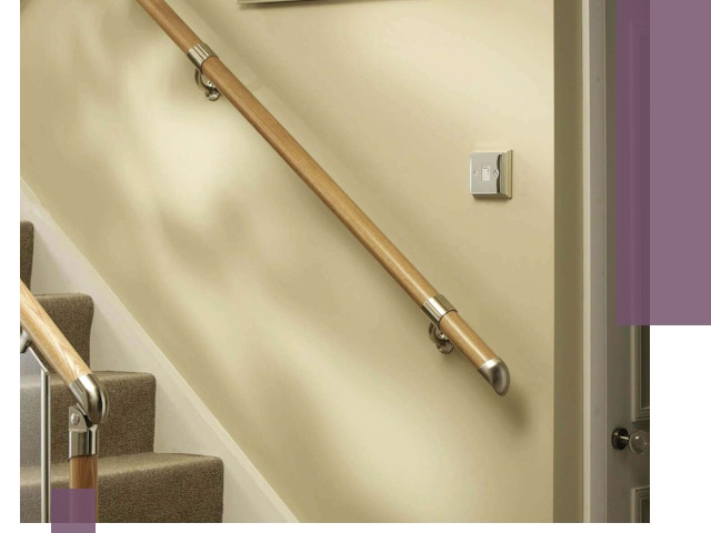 Монтаж пристенных поручней профессионально в Рославле