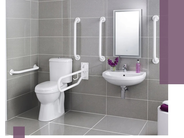 Поручни для санузлов в Рославле: установка, ремонт и монтаж