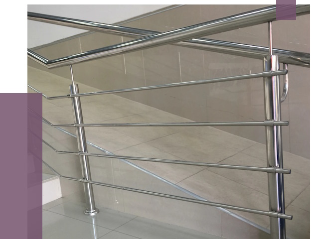 Изготовление поручней из нержавеющей стали в Рославле